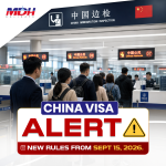 CHINA VISA ALERT