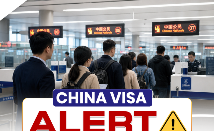 CHINA VISA ALERT