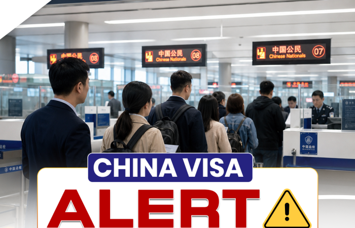 CHINA VISA ALERT