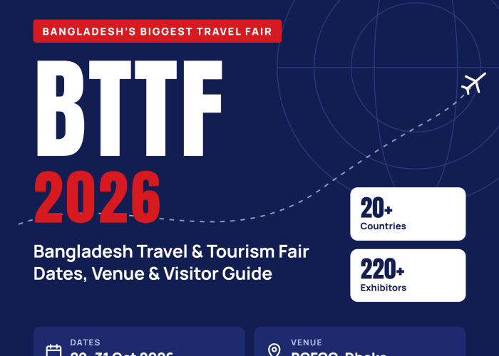 BTTF 2026 Bangladesh Travel and Tourism Fair Dates, Venue & Guide