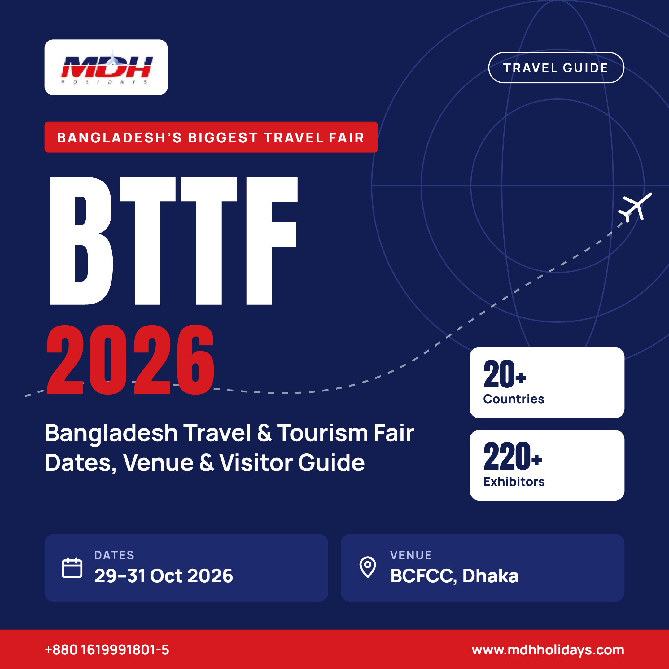 BTTF 2026 Bangladesh Travel and Tourism Fair Dates, Venue & Guide